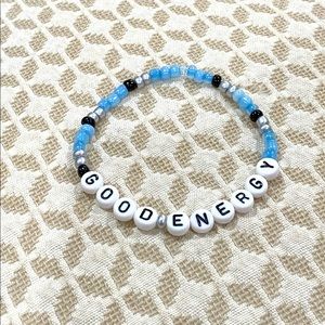 Handmade Beaded Mantra Bracelet